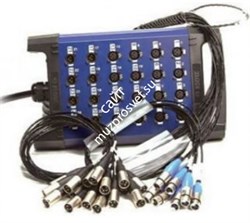 KLOTZ TL2U168X15 TrueLink EcoLine мультикор 16 входов, 8 выходов, разъемы Neutrik XLR F/Amphenol XLR M, корпус металл, длина 15 - фото 68532
