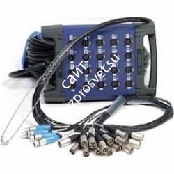 KLOTZ TL2U204X20 TrueLink EcoLine мультикор 20 входов, 4 выхода, разъемы Neutrik XLR F/Amphenol XLR M, корпус металл, длина 20 - фото 68541