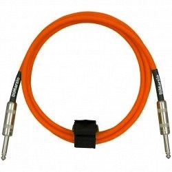 DIMARZIO INSTRUMENT CABLE 10' NEON ORANGE EP1710SSOR инструментальный кабель 1/4'' mono - 1/4'' mono, 3м, цвет оранжевый неон - фото 68602
