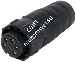 SWITCHCRAFT EN3C5F разъем EN-3 5-pin, кабельный, мама - фото 68663