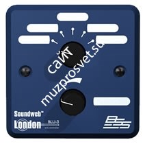BSS BLU3 настенная панель управления серии BLU. 5-позиционный селектор и вращающийся регулятор громкости - фото 68962