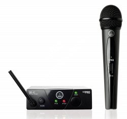 AKG WMS40 Mini Vocal Set Band US45A (660.700) вокальная радиосистема с ручным передатчиком и капсюлем D88 - фото 69586