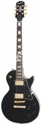EPIPHONE LES PAUL CUSTOM PRO EBONY электрогитара, цвет чёрный - фото 69746