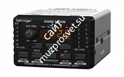 BEHRINGER FBQ100 подавитель обратной связи 8 полос с микрофонным предусилителем, функции компрессора, гейта, задержки - фото 69951