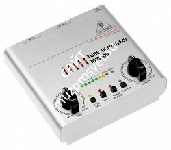 BEHRINGER MIC100 ламповый микрофонно-линейный предусилитель с лимитером - фото 69952