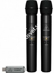 BEHRINGER ULM202-USB цифровая радиосистема с 2-мя ручными передатчиками и двойным мини-приёмником с USB-интерфейсом - фото 70046