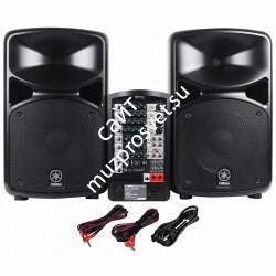 YAMAHA STAGEPAS600i2M звукоусилительный комплект (+2 микрофона DM105BL) - фото 70613