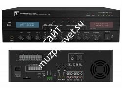 Direct Power Technology DP-1x120MPT микшер/усилитель с MP3+FM/AMTuner, 120W RMS, 5 зон, 3mic/1aux, 100V/70V/4ohms - фото 71165