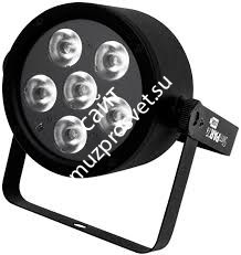 CHAUVET-DJ SlimPAR T6 USB светодиодный прожектор направленного света типа LED PAR 6x3Вт RGB c DMX, D-Fi и ИК управлением. - фото 71643