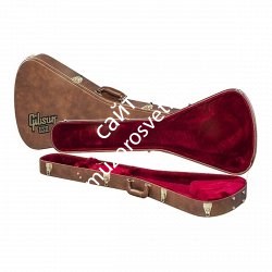 GIBSON Hard Shell, Case, FLYING V Historic Brown Кейс для электрогитары FLYING V, коричневый - фото 72639