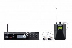 SHURE P3TERA215CL M16 686-710 MHz беспроводная система персонального мониторинга PSM300 с наушниками SE215 - фото 72979