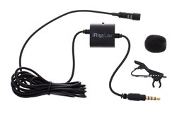 IK MULTIMEDIA iRig Mic Lav петличный микрофон с прищепкой для аналогового подключения к iOS и Android устройствам - фото 73234