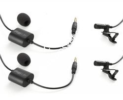 IK MULTIMEDIA iRig Mic Lav 2 Pack комплект из двух петличных микрофонов с прищепкой для аналогового подключения к iOS и Android - фото 73236