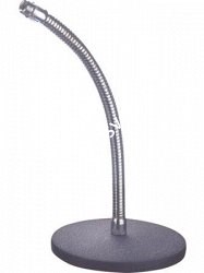 ROCKDALE TM31 настольная микрофонная стойка на кругл. основании (д 15,5 см) с держателем gooseneck (дл. 254 мм) - фото 73337