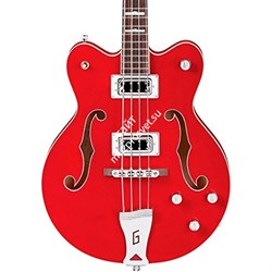 Gretsch G5442BDC Electromatic Hollow Body 30.3' Short Scale Bass, RW F-board, Transparent Red Бас-гитара полуакустичеcкая, красн - фото 73927