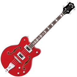 Gretsch G5442BDC Electromatic Hollow Body 30.3' Short Scale Bass, RW F-board, Transparent Red Бас-гитара полуакустичеcкая, красн - фото 73928