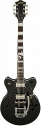 Gretsch G2655T Streamliner Center Block Jr. with Bigsby, Broad'Tron Pickups, Black Электрогитара полуакустическая, цвет черный - фото 73937