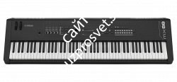 YAMAHA MX88 BK Профессиональный синтезатор, 88 клавиш, 128-голосная полифония, более 1000 тембров, Звуковой процессор MOTIF - фото 74465