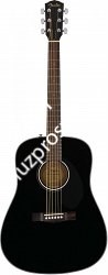 FENDER CC-60S Concert Pack, Black комплект: акустическая гитара, струны, ремень, медиаторы - фото 74899