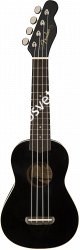 FENDER UKULELE VENICE BLACK укулеле сопрано, цвет черный - фото 74902