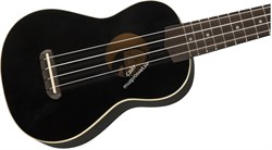 FENDER UKULELE VENICE BLACK укулеле сопрано, цвет черный - фото 74907