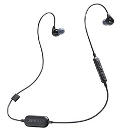 SHURE SE112-K-BT1-EFS беспроводные внутриканальные Bluetooth наушники с одним динамическим драйвером, цвет серый. - фото 75080