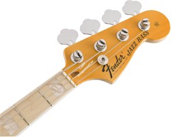 Fender American Original '70s Jazz Bass®, Maple Fingerboard, Black Бас-гитара с кейсом, цвет черный - фото 75516