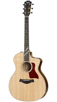 TAYLOR 214ce-K DLX 200 Series Deluxe, гитара электроакустическая, форма корпуса Grand Auditorium, кейс - фото 75526