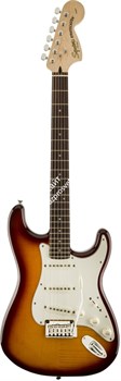 FENDER SQUIER STD STRAT FMT AMB электрогитара, цвет санберст, огненный клен - фото 75918