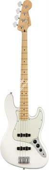 FENDER PLAYER JAZZ BASS MN PWT Бас-гитара, цвет белый - фото 76454