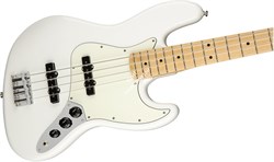 FENDER PLAYER JAZZ BASS MN PWT Бас-гитара, цвет белый - фото 76456
