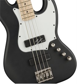 Squier Contemporary Active Jazz Bass® HH, Maple Fingerboard, Flat Black бас-гитара с активными звукоснимателями НН, цвет черный - фото 76811