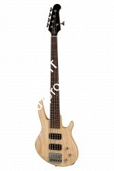 GIBSON 2019 EB Bass 5 String Natural Satin бас-гитара, цвет натуральный в комплекте чехол - фото 77205