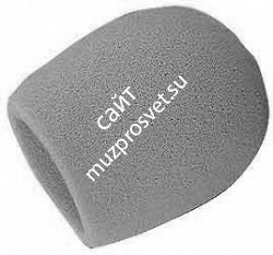 SHURE A58WS-GRA поролоновая ветрозащита для микрофонов PG48/58, SM48/58, Beta58A, 565SD (серая) - фото 77599