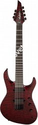 JACKSON USA Signature Chris Broderick Soloist™ HT7, Ebony Fingerboard, Transparent Red with Case Электрогитара, серия Artist Sig - фото 78708