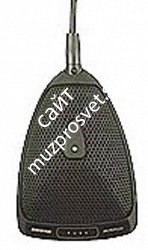 SHURE MX391/S плоский настольный суперкардиоидный конференц. микрофон с кабелем (3,6м), черный. - фото 78719