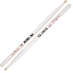 VIC FIRTH AMERICAN CLASSIC® 5B w/ WHITE FINISH барабанные палочки, орех, деревянный наконечник - фото 78928