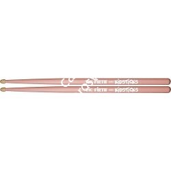 VIC FIRTH KIDSTICKS w/ PINK FINISH барабанные палочки, орех, деревянный наконечник - фото 78961