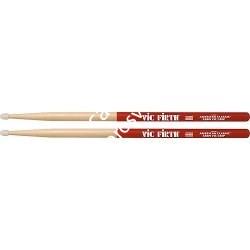 VIC FIRTH AMERICAN CLASSIC® Extreme 5B w/ VIC GRIP барабанные палочки, орех, деревянный наконечник - фото 78966