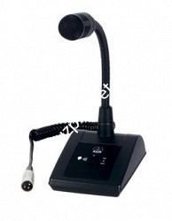 AKG DST99S микрофон динамический, Gooseneck на подставке с выкл.+витой кабель 1м. с ,XLR разъёмом - фото 79888