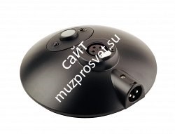 K&M 29375-000-55 настольная подставка для микр. 'Gooseneck', вх/вых XLR, кнопка вкл/выкл, сталь, черн. - фото 79948