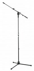 K&M 25600-300-55 микрофонная стойка журавль, металлические узлы, высота 970-1640мм, длина журавля 600-955мм, цвет черный - фото 80103