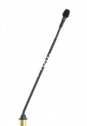 SHURE MX415R/N конференц. микрофон на 'гусиной шее' 15' с предусилителем и индикатором без капсуля, цвет черный. - фото 80654