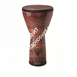 REMO DJ-FESM-34- Djembe, Designer Series, Festival Pre-Tuned, Small, 8' X 14', SKYNDEEP®, FIBERSKYN®, Fabric Red Forge джембе - фото 80903