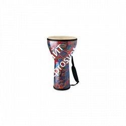REMO DJ-FESM-17- Djembe, Festival, Pre-Tuned, Small, 8' X 14', SKYNDEEP®, FIBERSKYN®, Fabric Rainbow джембе - фото 80910