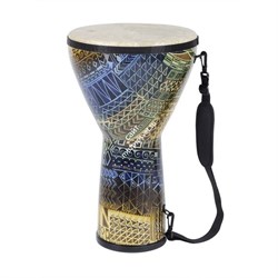 REMO DJ-FESM-16- Djembe, Festival, Pre-Tuned, Small, 8' X 14', SKYNDEEP®, FIBERSKYN®, Fabric Island джембе - фото 80913