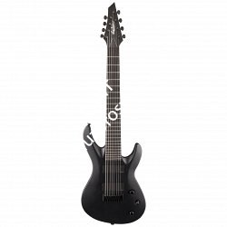 JACKSON USA SELECT B8 SATIN BLACK восьмиструнная электрогитара с кейсом, цвет чёрный матовый - фото 81805