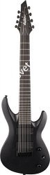 JACKSON USA SELECT B8DX SATIN BLACK восьмиструнная электрогитара с кейсом, цвет чёрный матовый - фото 81807