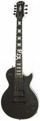 EPIPHONE LTD MATT HEAFY SIGNATURE LES PAUL CUSTOM-7 EBONY семиструнная электрогитара, цвет чёрный - фото 81840
