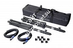 HK AUDIO L.U.C.A.S. Nano 600 Mono Stand Add On Набор аксессуаров, 2 соединительных стойки, 1 кабель, 1 крепление для сателитов - фото 82213